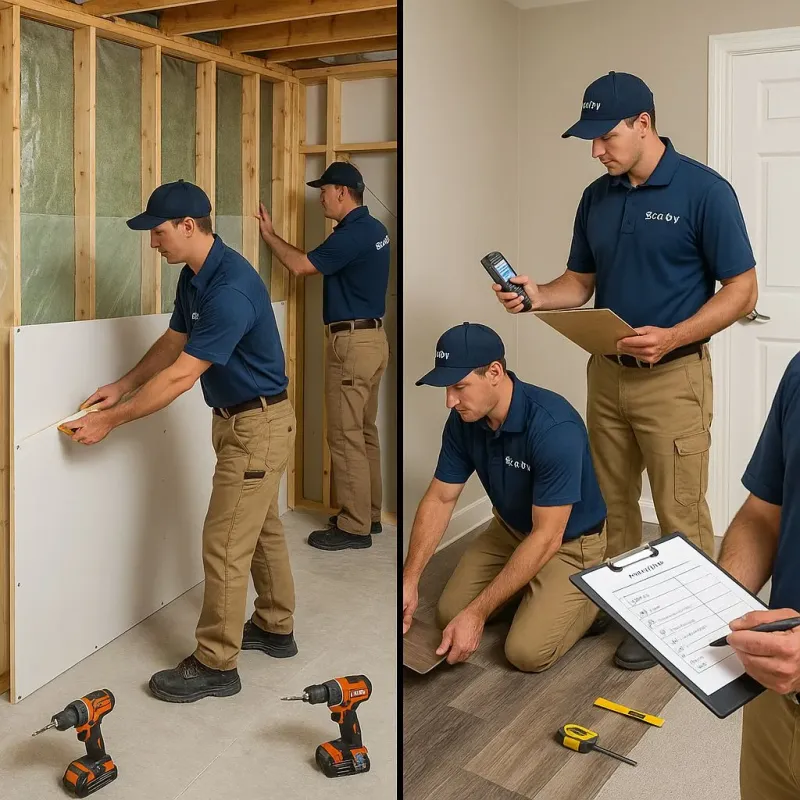 Repairs and Reconstruction process in Houston County, TN